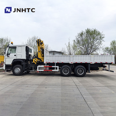 সিনোট্রুক HOWO 6x4 400HP কার্গো ট্রাক 10 টন বুম ক্রেন ট্রাক চীন কারখানা