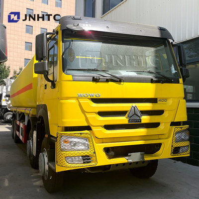 সিনোট্রুক হাও তেল ট্যাঙ্ক ট্রাক 8X4 400HP এলএইচডি ডিজেল জ্বালানী তেল রিফুয়েলিং ট্যাঙ্কার ডেলিভারি
