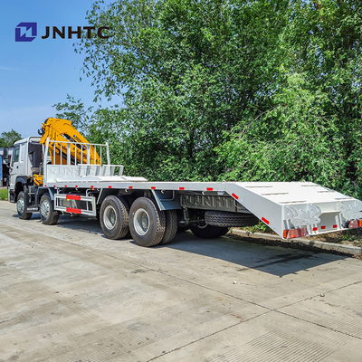 নতুন হাওও ক্রেন ট্রাক 8X4 10 টন কার্গো ফোল্ডিং ক্রেন 16 চাকা সঙ্গে সেরা মূল্য
