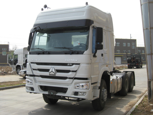 Sinotruk 6x4 371hp ডিজেল ট্র্যাক্টর ট্রাক / ট্রাক্টর ট্রেলার ট্রাক ZZ4257V3447C1