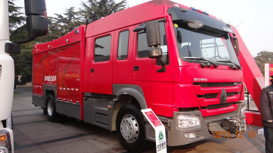 20CBM LHD 6X4 ফায়ার ফাইটিং যানবাহন, লাল নিরাপত্তা জরুরী ফেনা ফায়ার ট্রাক