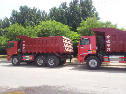 সিনোট্রুক 6x4 10 চাকা ভারী ডাম্প ট্রাক 70 টি 30 এম 3 মাইনিং টিপার ট্রাক এলএইচডি 371hp