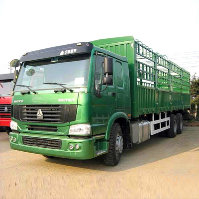 সবুজ 6 এক্স 4 371HP ভারি দায়িত্ব ট্রাক 40 টন এক বিছানা পরিবহন কার্গো লোড হচ্ছে