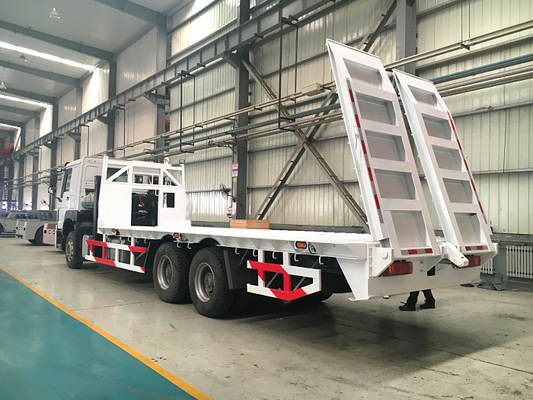 SINOTRUK 6 এক্স 4 ভারী কার্গো ট্রাক ল্যান্ডিং লেগ লিফ্ট সিস্টেম গুণমান সেমি ট্রেলার জন্য