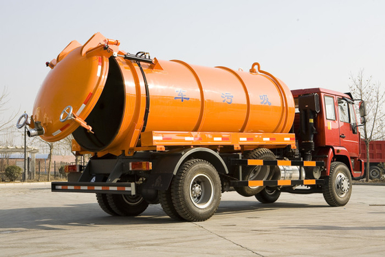 Sinotruk Howo7 16CBM ভ্যাকুয়াম পাম্প সেপ্টিক ট্যাঙ্ক পরিষ্কার ট্রাক সেলাই স্লাজ সংগ্রহ