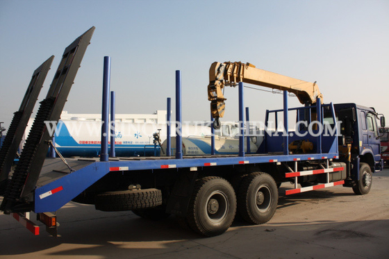 ডিজেল 6 × 4 কার্গো ট্রাক মাউন্ট করা কপিকল, 12TONS ট্রাক বিছানা লিফ্ট কপিকল মডেল SQ12SK3Q
