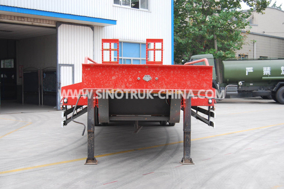 60T লোড ক্ষমতা কম বিছানা আধা ট্রেলার 3 অক্ষ 315 / 80R22.5 টায়ার ABS ঐচ্ছিক JOST সমর্থন লেগ