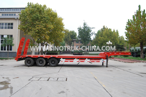 60T লোড ক্ষমতা কম বিছানা আধা ট্রেলার 3 অক্ষ 315 / 80R22.5 টায়ার ABS ঐচ্ছিক JOST সমর্থন লেগ