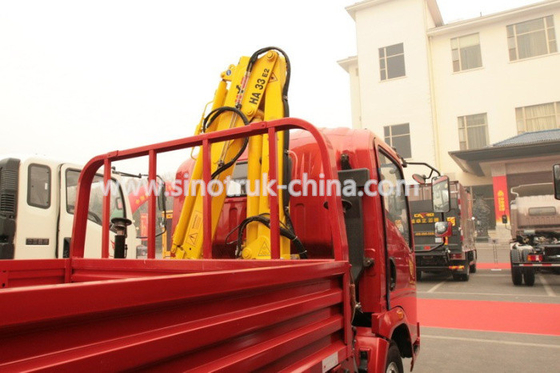 নির্মাণ হাল্কা দায়িত্ব বাণিজ্যিক ট্রাক / হালকা কার্গো ট্রাক 3 টন কপিকল সঙ্গে