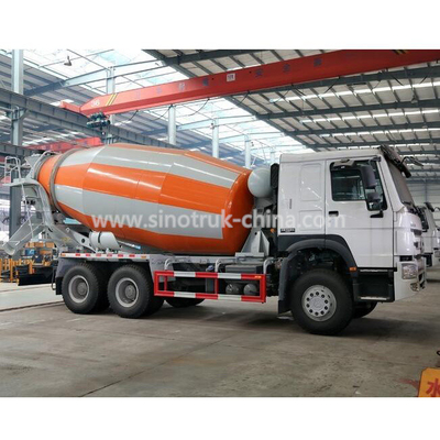 336 এইচপি ইঞ্জিন 6 × 4 10 গিগাবাইট ট্যাঙ্কারের সাথে হোয়া কংক্রিট মিক্সার ট্রাক ইস্পাত গঠন
