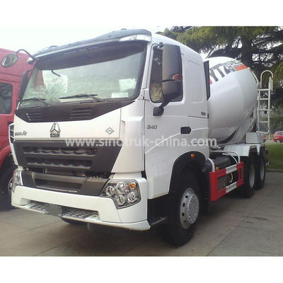 Sinotruck কংক্রিট মিক্সিং সরঞ্জাম / সিমেন্ট মিক্সার ট্রাক 10CBM 371HP 6X4 LHD
