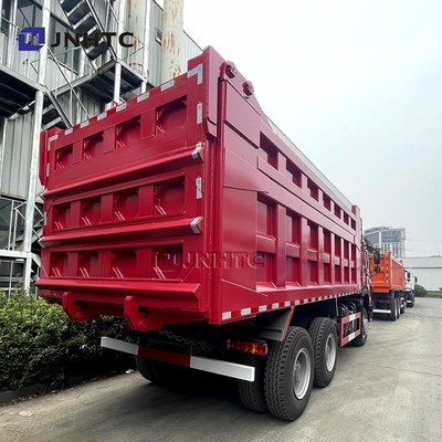 হাওও 6x4 নতুন/ব্যবহৃত 10 চাকা ডাম্প ট্রাক ডিজেল ট্যাপার রিয়ার ক্যামেরা 400HP ইউরো 2 ইউরো 3 নির্গমন মান 8L হিনো আরএইচডি