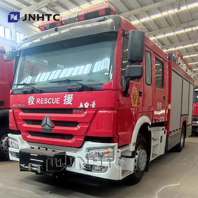 HOWO 18m উচ্চ স্প্রে আর্ম 4x2 12000l বড় প্রবাহ ফায়ার রেসকিউ ফায়ার ট্রাক বিক্রয়