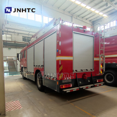 HOWO 18m উচ্চ স্প্রে আর্ম 4x2 12000l বড় প্রবাহ ফায়ার রেসকিউ ফায়ার ট্রাক বিক্রয়
