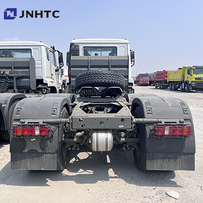HOWO NX 10 চাকার 380hp সেমি ট্র্যাক্টর ট্রাক হেড ডিজেল জ্বালানী ম্যানুয়াল ট্রান্সমিশন ডান ইউরো 2 দ্রুত কম দাম বিক্রয়