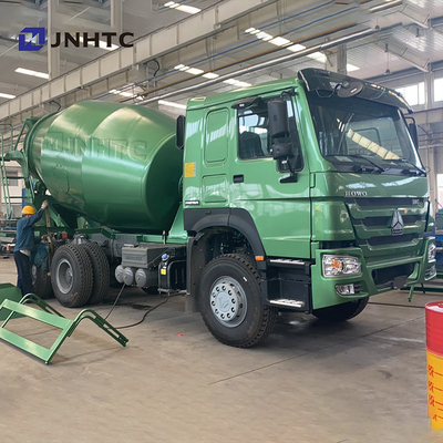 গরম HOWO কংক্রিট মিশ্রণ ট্রাক 6x4 10 চাকা ক্ষমতা সিমেন্ট মিশ্রণ ট্রাক মাউন্ট কংক্রিট মিশুক পাম্প ট্রাক