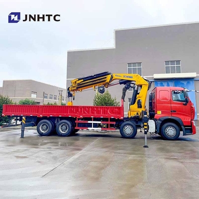 চীন হাওও 6x4 380hp ফোল্ডিং আর্ম ক্রেন কার্গো ট্রাক সহ 14/ 16 টন টেলিস্কোপিক বুম মাউন্ট ক্রেন ভাল দাম