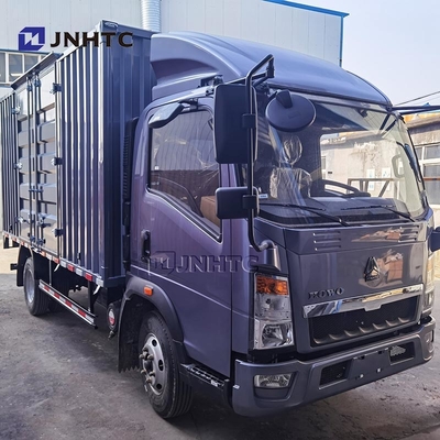 চীন লাইট ট্রাক HOWO ভ্যান ট্যাঙ্ক কার্গো 4X2 116hp 6 চাকা বক্স ট্রাক বিক্রয়ের জন্য