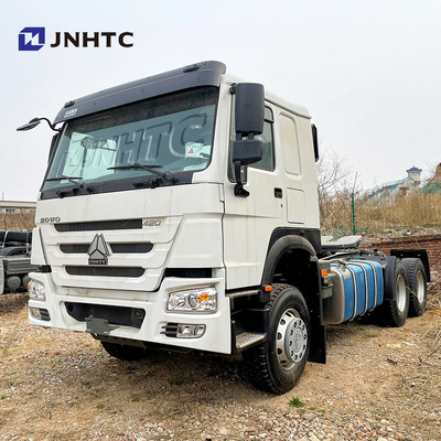 সিনোট্রুক হাও প্রাইম মুভার ট্রাক ট্রাক হেড 6x4 10 চাকা 380hp সেমি ট্র্যাক্টর ট্রাক হেড