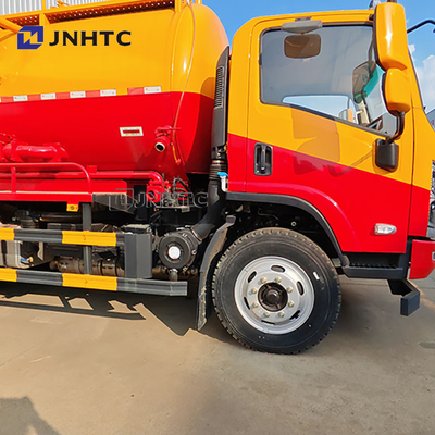 শ্যাকম্যান ভ্যাকুয়াম নিকাশী নিষ্কাশন ট্রাক 4x2 নিকাশী ট্যাঙ্ক ট্রাক উচ্চ চাপ জল পরিষ্কারের সাথে সেপটিক ট্যাঙ্ক ট্রাক বিক্রয়