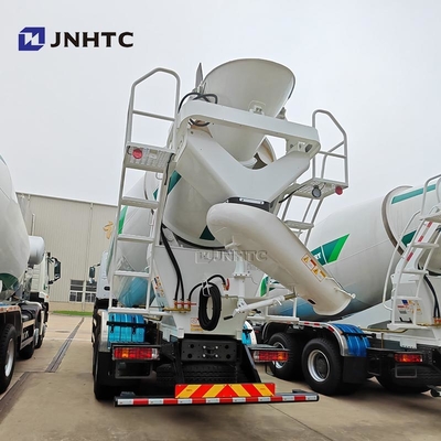 HOWO কংক্রিট মিশ্রণ ট্রাক 6x4 380hp10 চাকা ক্ষমতা সিমেন্ট মিশ্রণ ট্রাক মাউন্ট কংক্রিট মিশ্রণকারী পাম্প ট্রাক