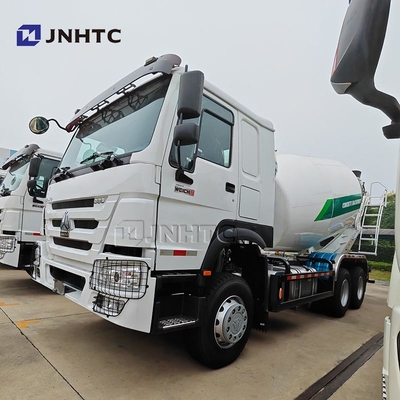 HOWO কংক্রিট মিশ্রণ ট্রাক 6x4 380hp10 চাকা ক্ষমতা সিমেন্ট মিশ্রণ ট্রাক মাউন্ট কংক্রিট মিশ্রণকারী পাম্প ট্রাক
