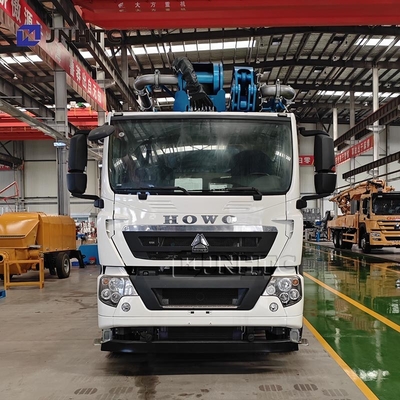 HOWO TX 6x4 চ্যাসি কংক্রিট পাম্প ট্রাক 400HP 58m 400hp কংক্রিট পাম্প ট্রাক