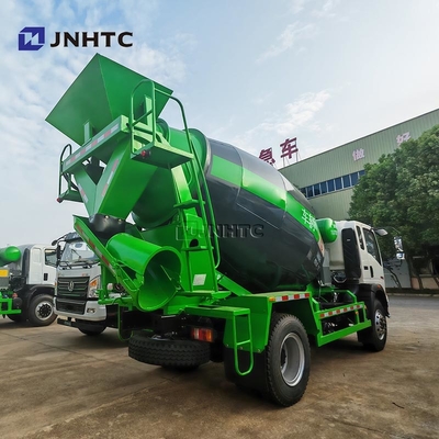 HOWO 4x2 হালকা কংক্রিট মিশুক ট্রাক 3 ঘন মিটার 4.5 টন আবহাওয়া প্রতিরোধের কংক্রিট মিশুক ট্রাক