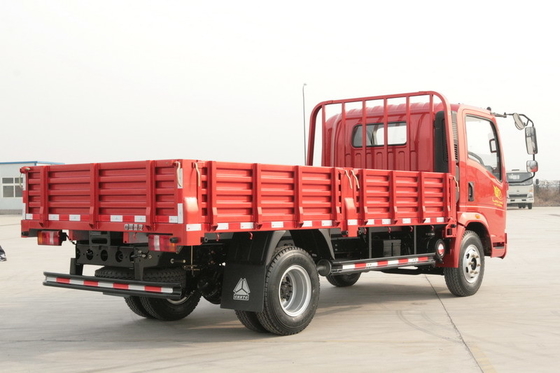 Howo হালকা কার্গো ট্রাক 1-4T 1760 এসি 85HP সঙ্গে কেবিন হাত ড্রাইভিং যাক