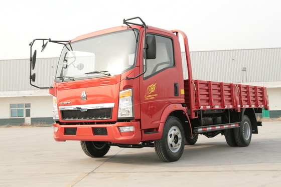 Howo হালকা কার্গো ট্রাক 1-4T 1760 এসি 85HP সঙ্গে কেবিন হাত ড্রাইভিং যাক