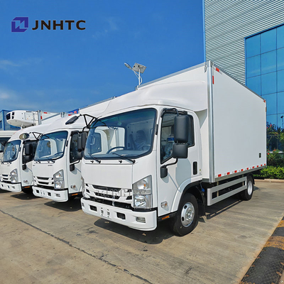 ইসুজু 10 টন দরকারী লোড 4x2 6x4 বক্স ভ্যান কার্গো ট্রাক ইঞ্জিন 205hp 240hp সঙ্গে
