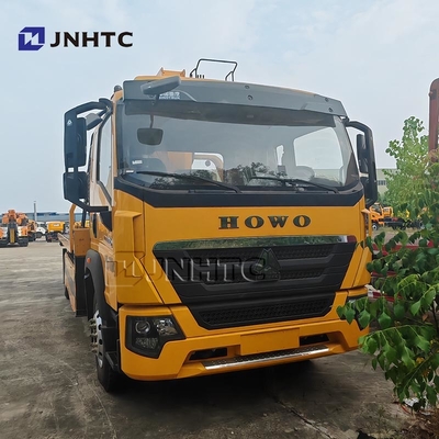 হাও ড্রেকার ট্রাক 4x2 6 চাকা 340hp ড্রেকার ট্রাক সোজা আর্ম ক্রেন সহ ভাল দাম