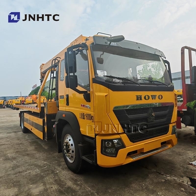 হাও ড্রেকার ট্রাক 4x2 6 চাকা 340hp ড্রেকার ট্রাক সোজা আর্ম ক্রেন সহ ভাল দাম