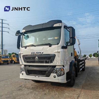 HOWO TX ক্রেন ট্রাক 320HP 4X2 15TON কার্গো মাউন্ট করা Wrecker ট্রাক হাইড্রোলিক স্ট্রেইট বুম ক্রেন ট্রাক