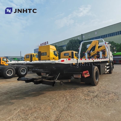 HOWO TX ক্রেন ট্রাক 320HP 4X2 15TON কার্গো মাউন্ট করা Wrecker ট্রাক হাইড্রোলিক স্ট্রেইট বুম ক্রেন ট্রাক