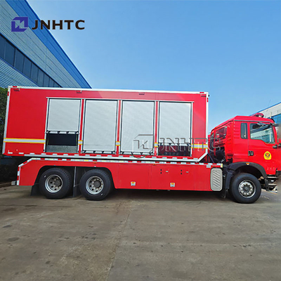 নতুন সিনোট্রাক হাও 15 টন 6x4 ফোম ওয়াটার ট্যাঙ্ক অগ্নিনির্বাপক ট্রাক দাম