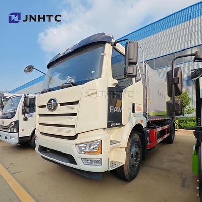 নতুন এফএডব্লিউ বর্জ্য ট্রাক 4x2 240HP 12m3 কম্প্যাক্ট বর্জ্য ট্রাক গরম বিক্রয়