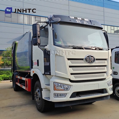 নতুন এফএডব্লিউ বর্জ্য ট্রাক 4x2 240HP 12m3 কম্প্যাক্ট বর্জ্য ট্রাক গরম বিক্রয়