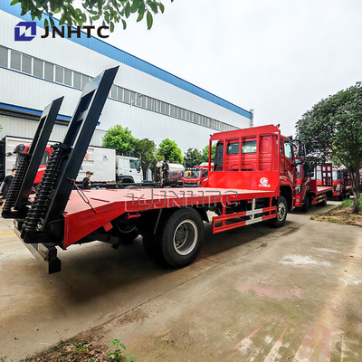 HOWO ছোট লোবেড ট্রাক 4X2 কনটেইনার ফ্ল্যাটবেড ট্যাগ ট্রাক দাম