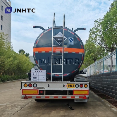 3 অক্ষ ডাইথিলামাইন ট্রান্সপোর্ট ট্রেলার জ্বালানী ট্যাঙ্ক সেমি ট্রেলার 33000 40000 লিটার জ্বালানী ট্রেলার