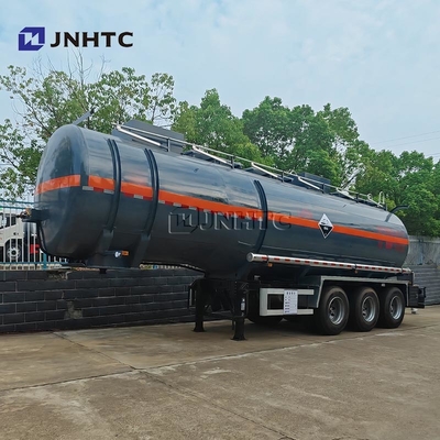 3 অক্ষ ডাইথিলামাইন ট্রান্সপোর্ট ট্রেলার জ্বালানী ট্যাঙ্ক সেমি ট্রেলার 33000 40000 লিটার জ্বালানী ট্রেলার