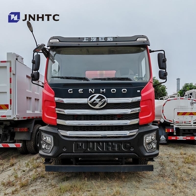 GENHOO 8x4 390HP ফ্রেকচারিং স্যান্ড ট্যাঙ্কার ট্রাক GENHOO চ্যাসি কেনা হবে