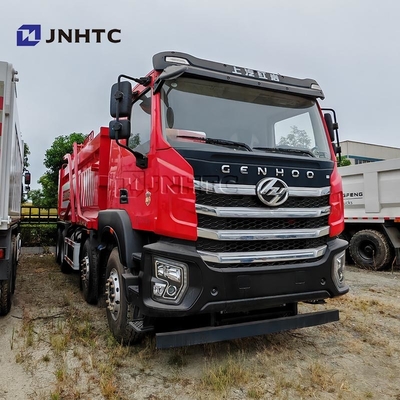GENHOO 8x4 390HP ফ্রেকচারিং স্যান্ড ট্যাঙ্কার ট্রাক GENHOO চ্যাসি কেনা হবে