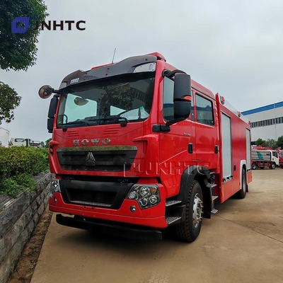 HOWO ফায়ার ট্রাক 12000L 6 X 4 জল এবং ফোম অগ্নি নির্বাপক উদ্ধার ট্রাক