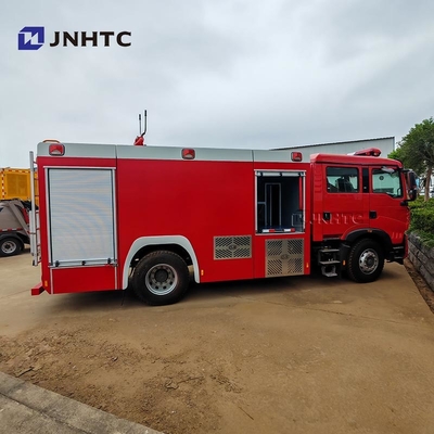 HOWO ফায়ার ট্রাক 12000L 6 X 4 জল এবং ফোম অগ্নি নির্বাপক উদ্ধার ট্রাক