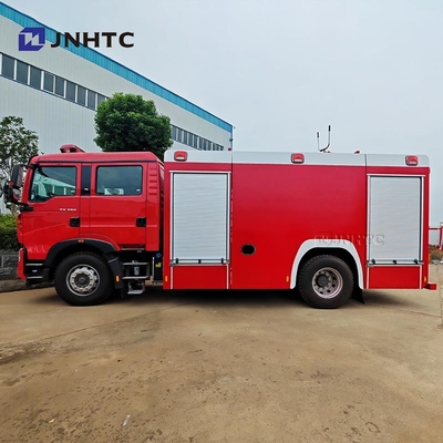HOWO ফায়ার ট্রাক 12000L 6 X 4 জল এবং ফোম অগ্নি নির্বাপক উদ্ধার ট্রাক