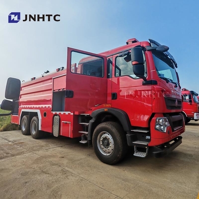 HOWO অগ্নিনির্বাপক ট্রাক 6X4 480hp 5000L ওয়াটার ফোম ট্যাঙ্কার অগ্নিনির্বাপক ট্রাক মিনি অগ্নিনির্বাপক ট্রাক