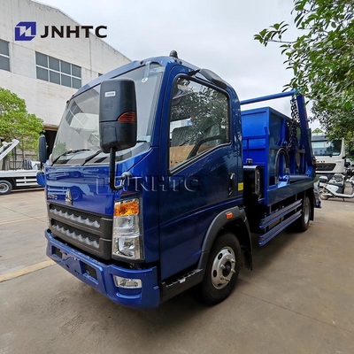 নতুন HOWO বর্জ্য ট্রাক 4X2 5CBM 10CBM হুক আর্ম বর্জ্য ট্রাক বিক্রয়ের জন্য