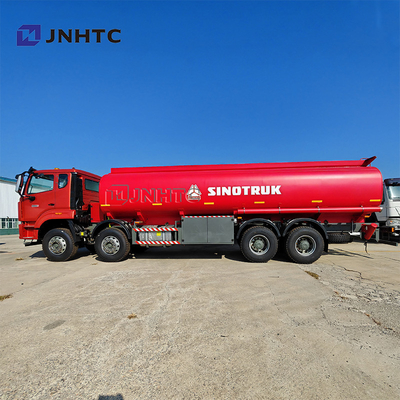 হাও এনএক্স তেল ট্যাঙ্কার ট্রাক 8X4 400HP 30000 লিটার জ্বালানী পরিবহন জ্বালানী ট্যাংকার ট্রাক
