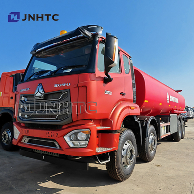 হাও এনএক্স তেল ট্যাঙ্কার ট্রাক 8X4 400HP 30000 লিটার জ্বালানী পরিবহন জ্বালানী ট্যাংকার ট্রাক